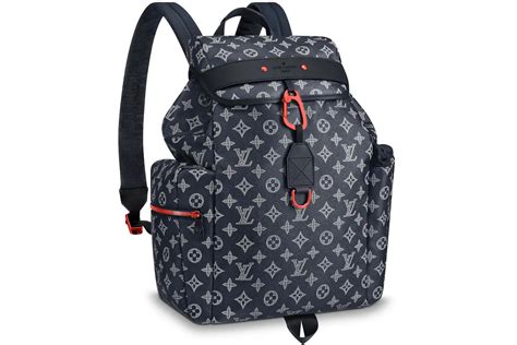 louis vuitton discovery backpack monogram upside down ink navy